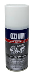 Ozium 2-pack car air freshener delivers that new car smell and lasting freshness.