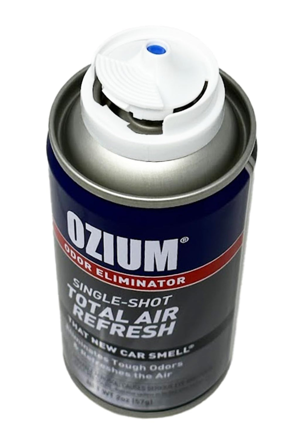 Ozium air sanitizer technology for car odor elimination and instant atmosphere refresh.