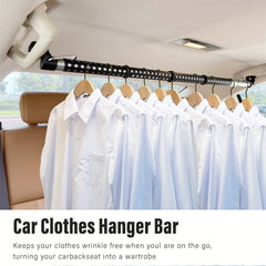 Ozzagar heavy-duty steel bar supports up to 30 lbs for durable car organization
