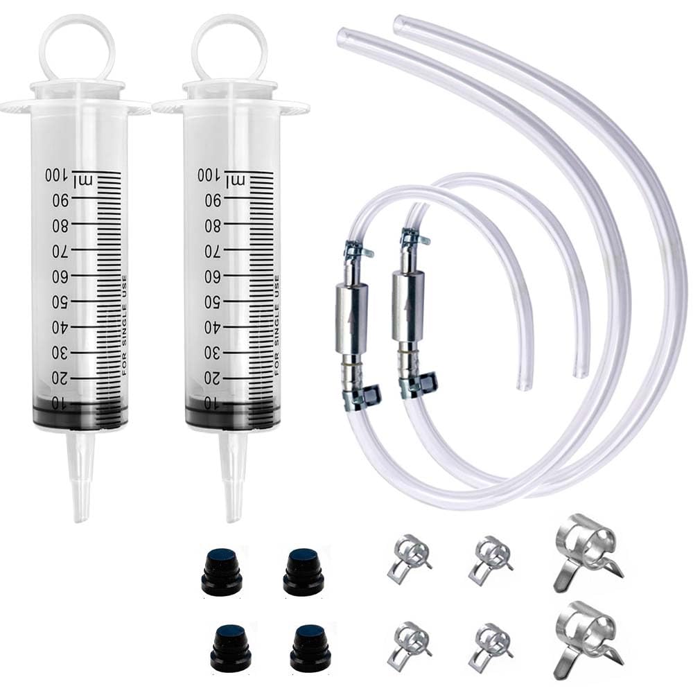 Paalee brake bleeder kit duo set package, complete DIY tool for easy brake bleeding.