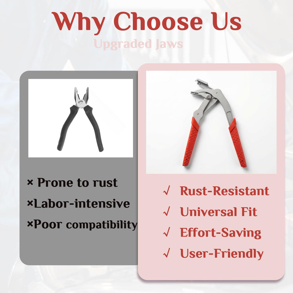 Paayfolla clip pliers in action for quick disassembly