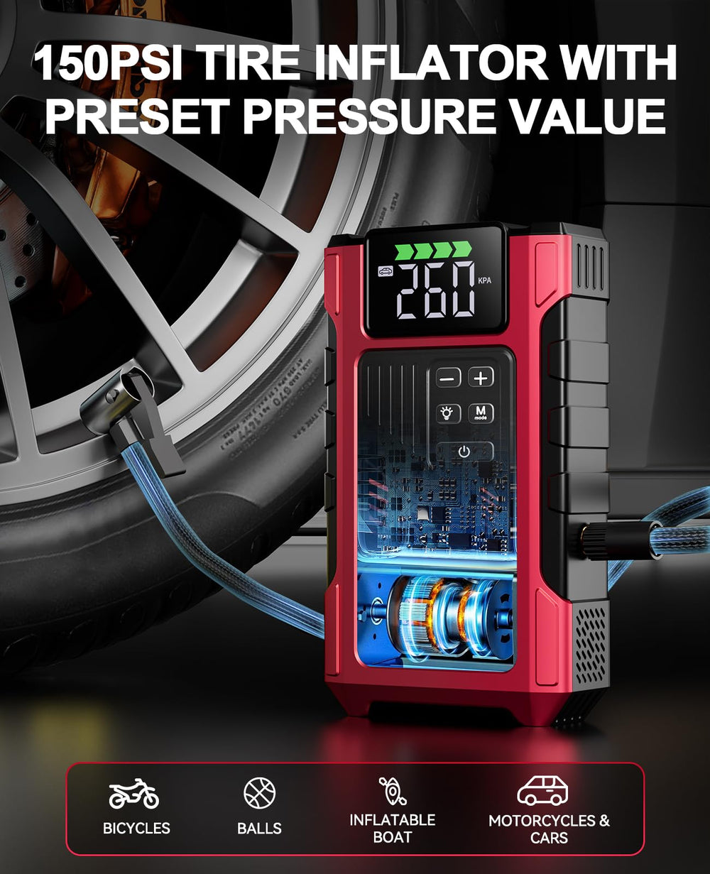 Pabulum 4500A tire pressure monitoring display helps maintain proper inflation.