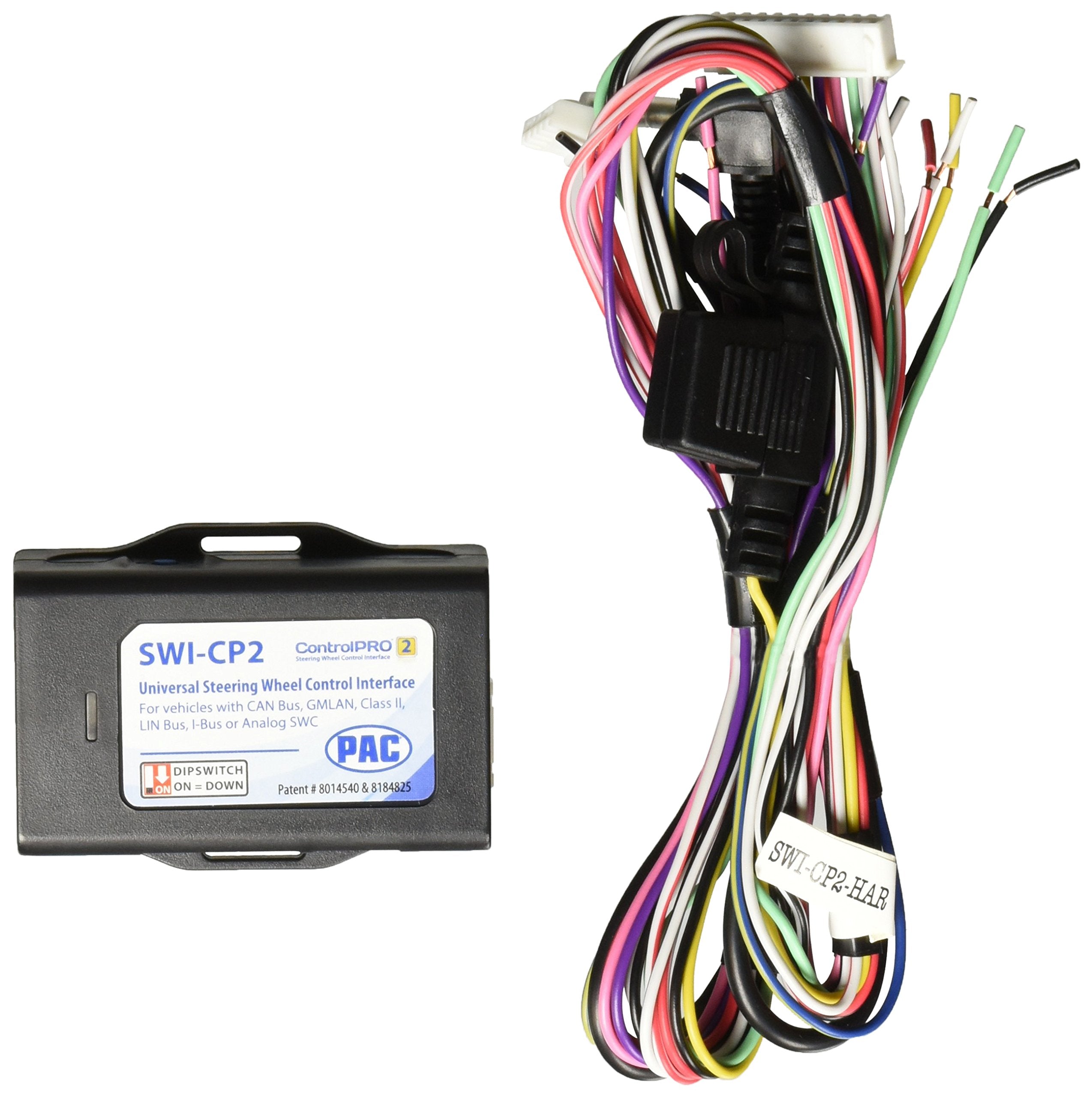 PAC SWI-CP2 car interior wiring demonstrates easy integration with aftermarket radios.