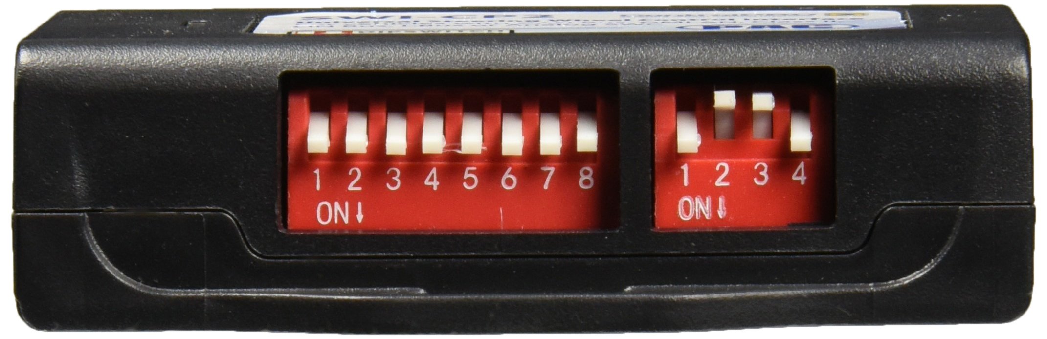 PAC SWI-CP2 dip-switch setup showing flexible configuration for many vehicle models.
