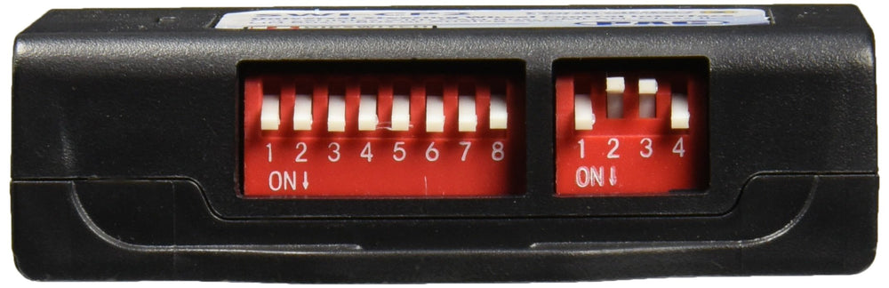 PAC SWI-CP2 dip-switch setup showing flexible configuration for many vehicle models.