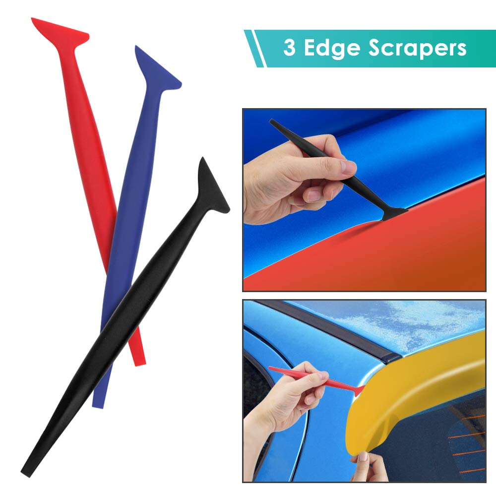 PACETAP orange vinyl cutter safely trims vinyl on surfaces