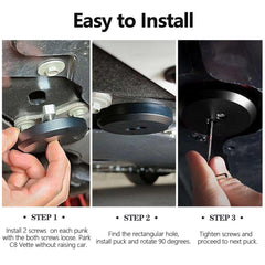 PACEWALKER red anodized jack ball improves visibility and quick alignment