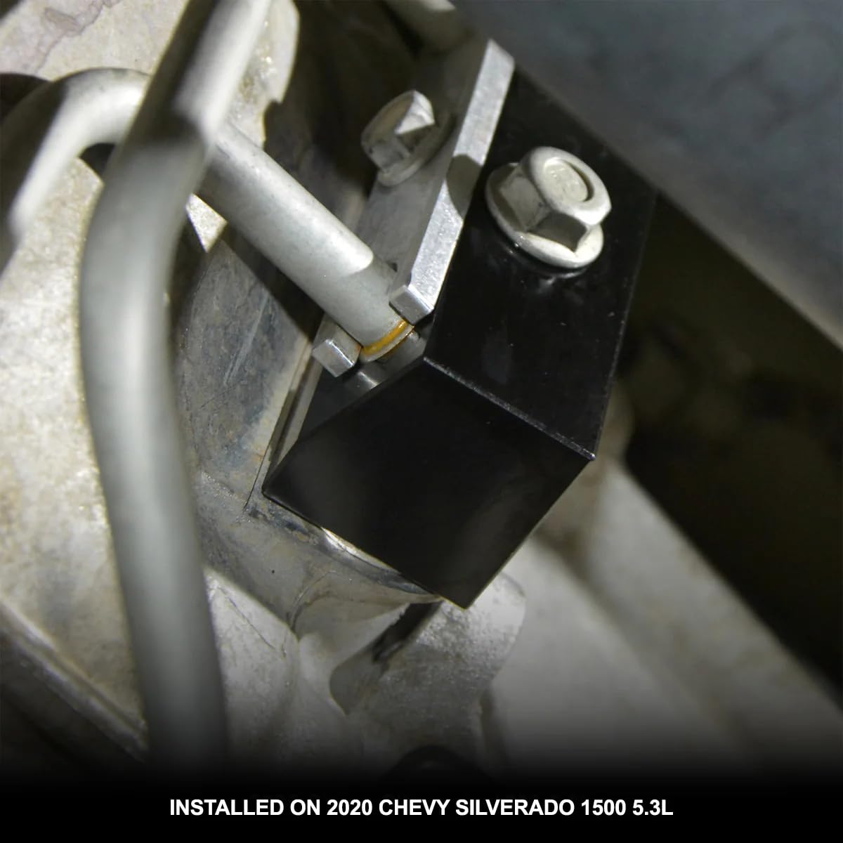 PPE 6L80 valve inlet and outlet close-up, direct-fit with OEM lines.