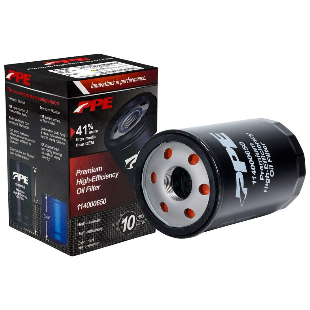 Durable metal center tube provides robust support in the filter