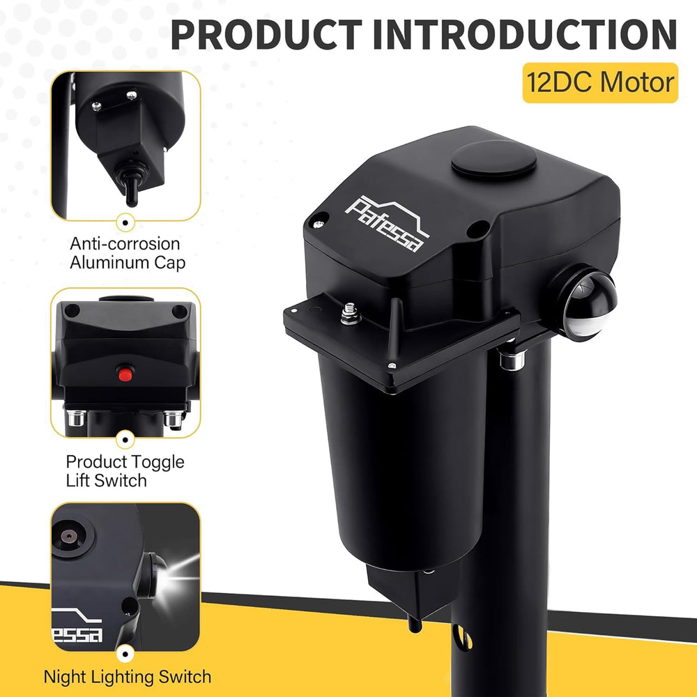 Pafessa drop foot extends 4.5 inches for stable leveling