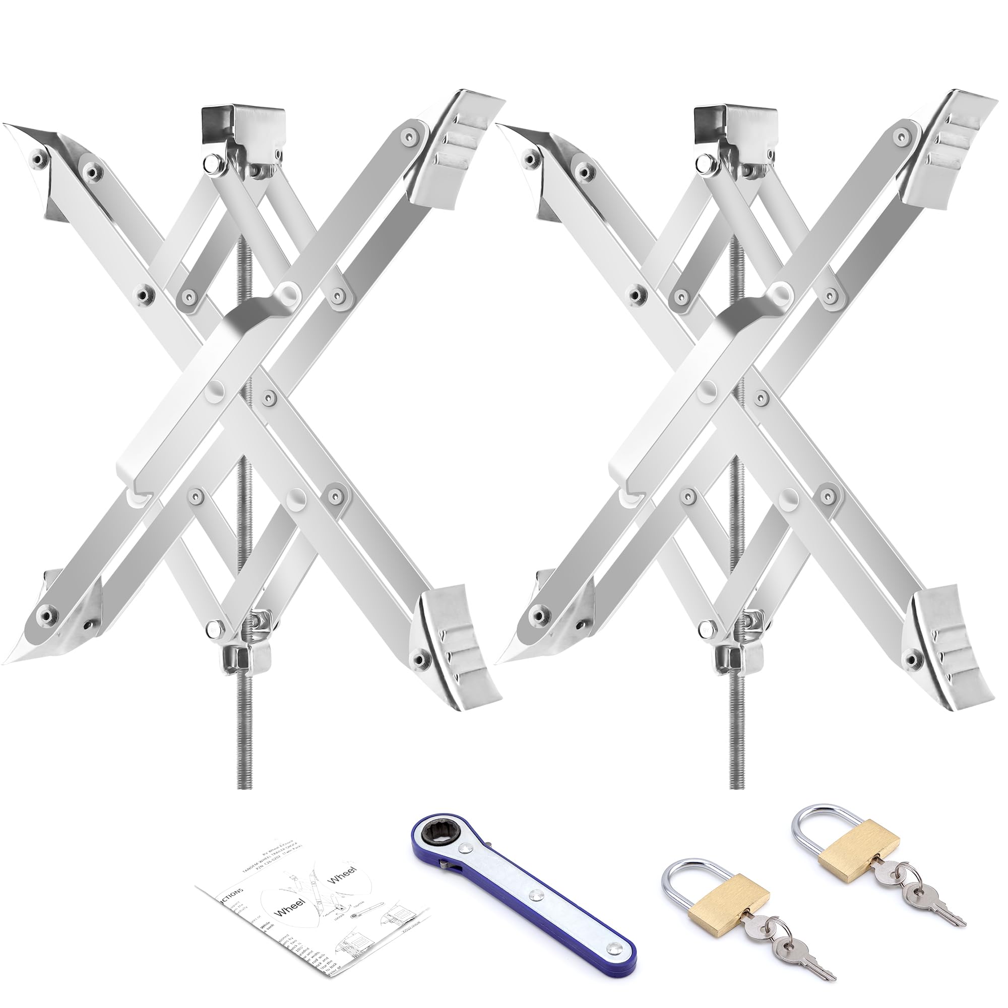 Pafessa XL stabilizer chock between tandem axles reduces rocking.
