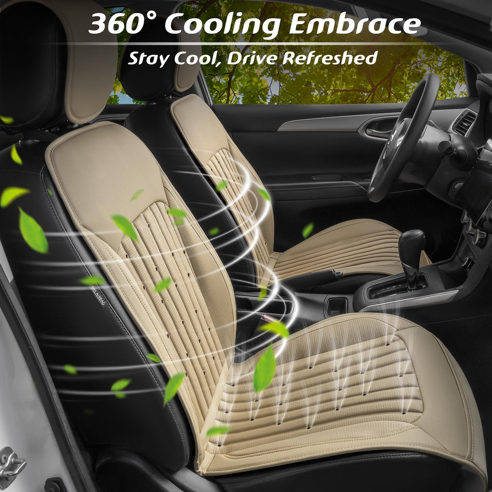 Paffenery leather surface with breathable mesh is durable and easy to wipe clean.