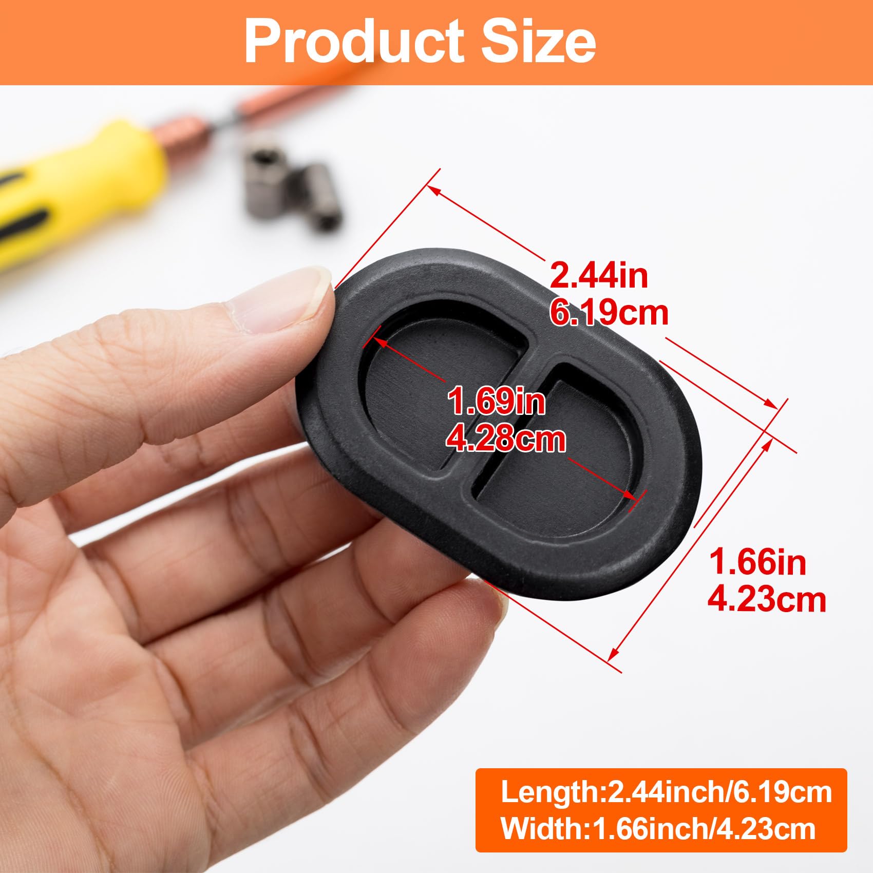 PAGOW 12pcs pack of floor pan drain plugs for Wrangler models.