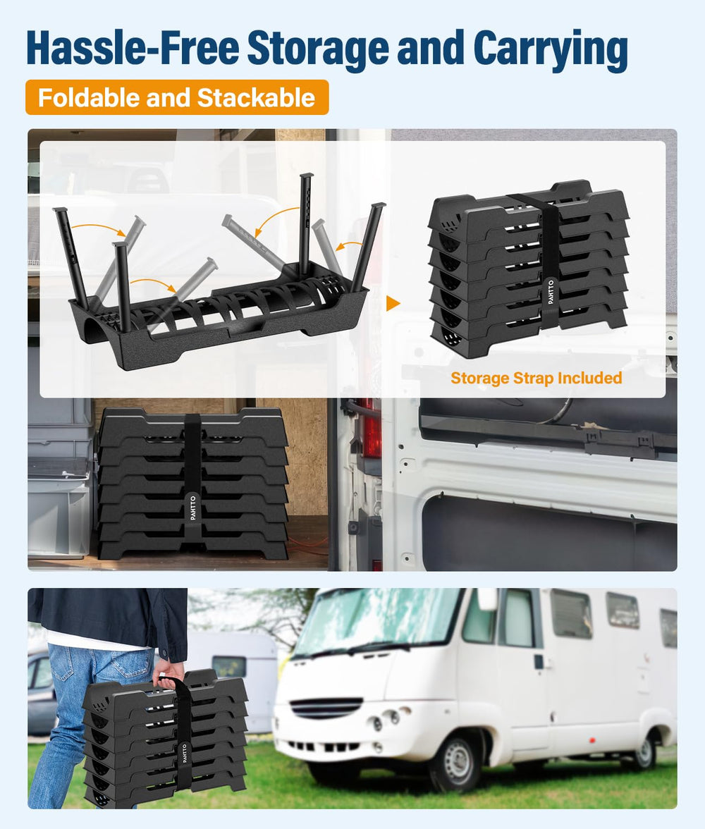 PAHTTO durable plastic construction withstands sun, rain, and cold for long lasting use.