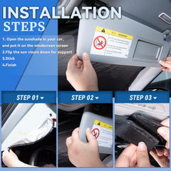 PAIMOHO interior protection shields the dashboard and leather from sun.