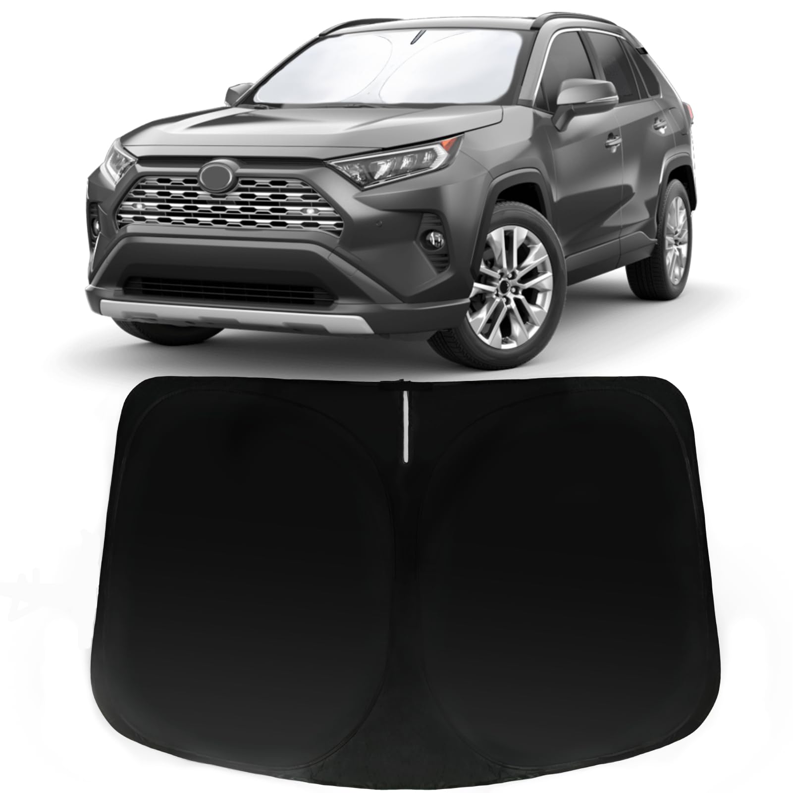 PAIMOHO Rav4 sunshade front window fit offers a precise, sag-free installation.