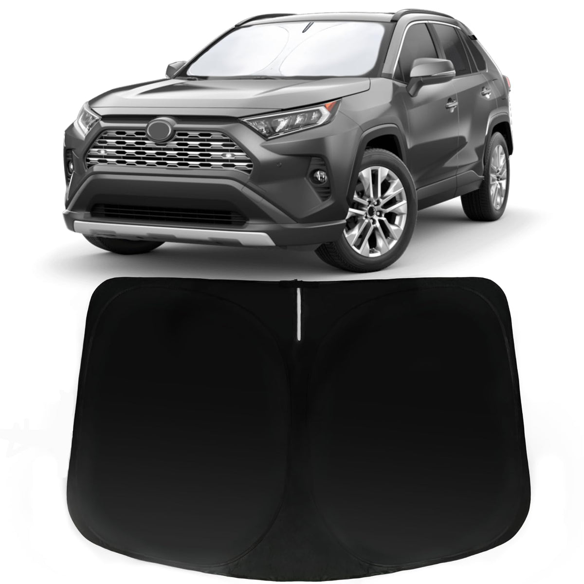 PAIMOHO Rav4 sunshade front window fit offers a precise, sag-free installation.