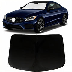 PAIMOHO windshield sun shade precisely fits Mercedes C-Class W205 for a clean install.