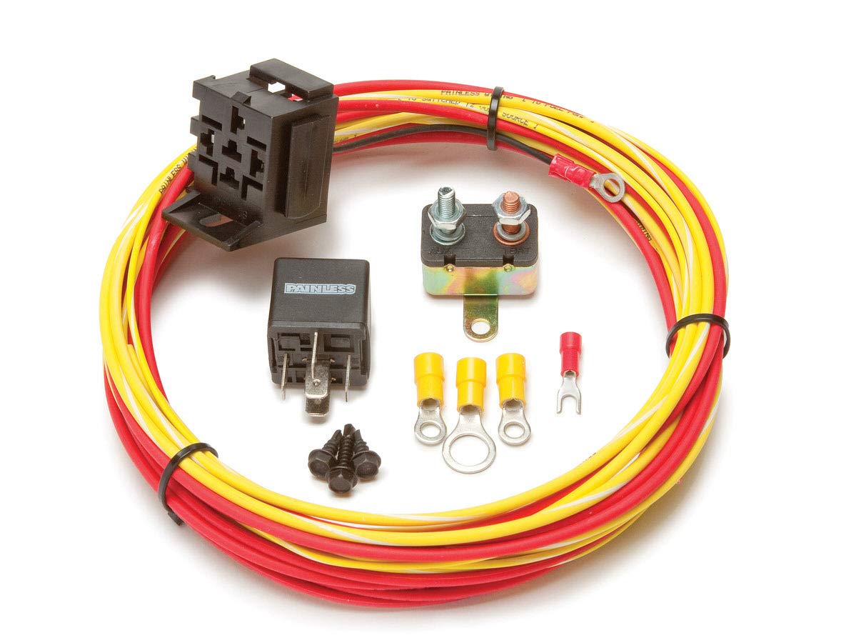 Painless Performance 50102 fuel pump relay kit ensures stable fuel delivery for racing
