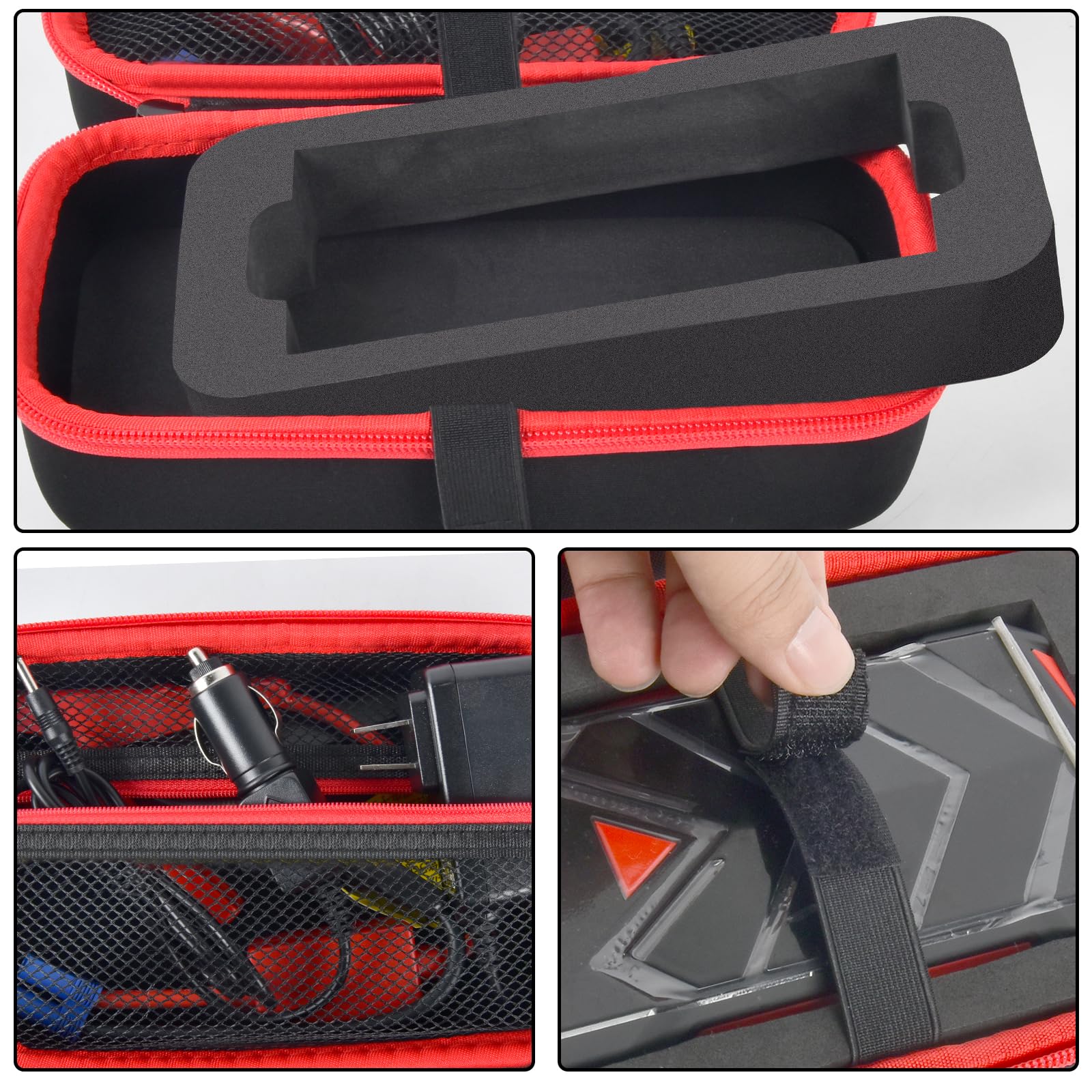 PAIYULE BIUBLE case stores jump starter safely for quick access