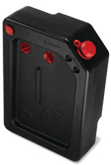 PAK Premium drain pan with dual holes to maximize flow and minimize spills.