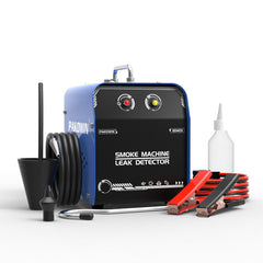Pakowin EVAP Smoke Tester with built-in air pump enables quick leak detection.
