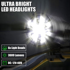 PAKRYS LED fog light low-beam mode for clear night visibility