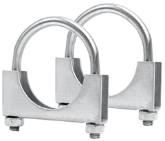 PALOZO 5in U-bolt exhaust clamp assembly secures 5-inch piping with durable stainless steel.