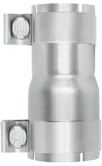 PALOZO exhaust adapter close-up showing clamp for secure connections