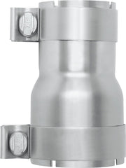 PALOZO exhaust adapter front view for 2.5 to 3 inch pipes