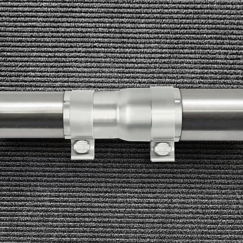 PALOZO exhaust adapter with bolts and clamp ready for assembly