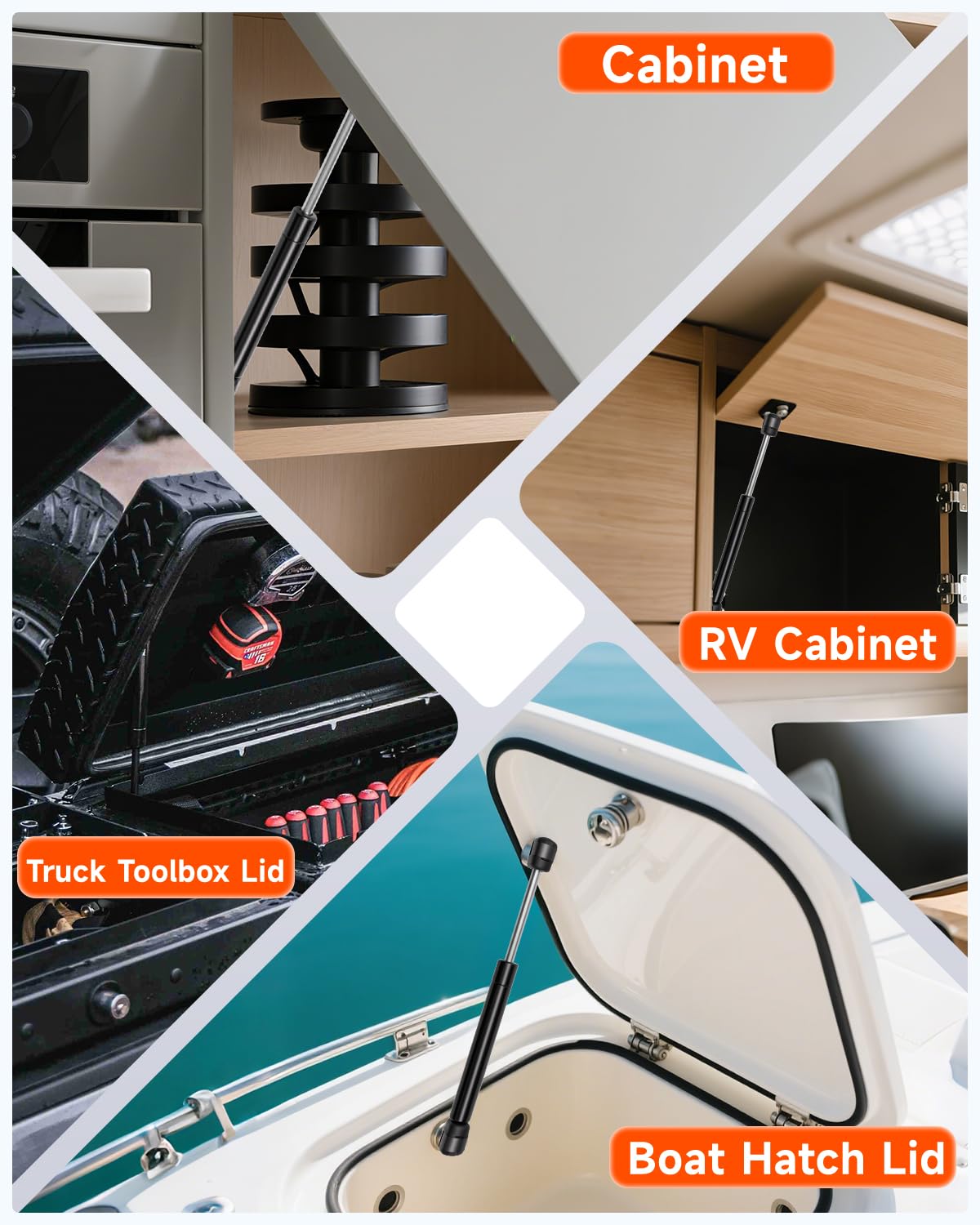 PAMAGOO C16-18233 strut for RV cabinet doors