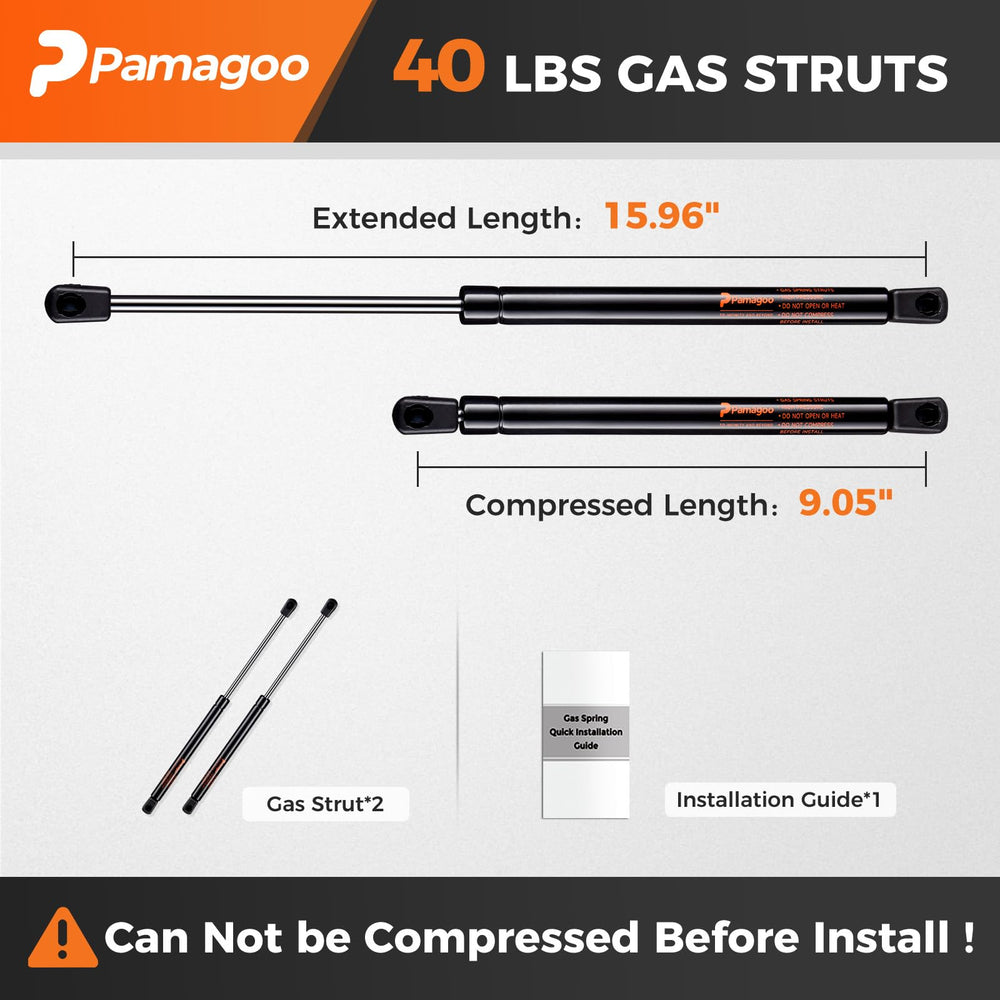 PAMAGOO C16-19568 compressed-length unit fits tight when closed
