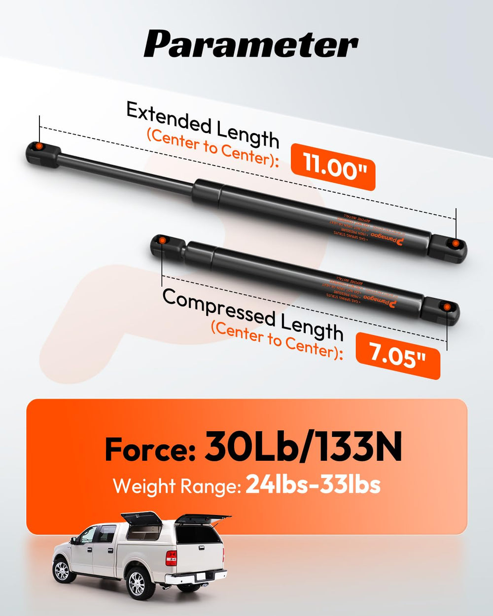 PAMAGOO DIY project gas strut kit adds dependable lid support.