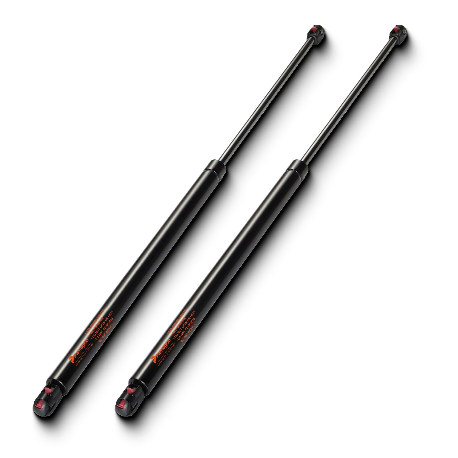 PAMAGOO St270edi2-45 gas struts lift the 27-inch tonneau cover smoothly.