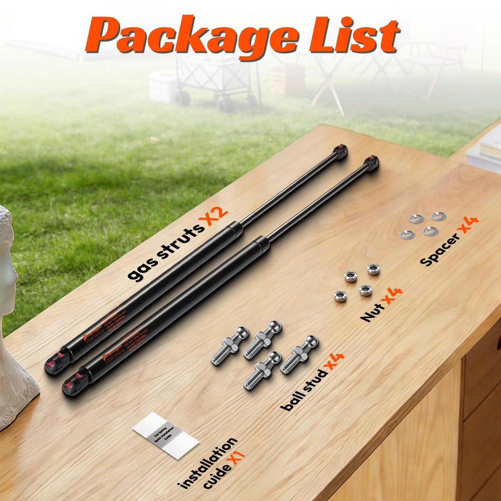 PAMAGOO St270edi2-45 2-pack ensures balanced, dual-strut support.