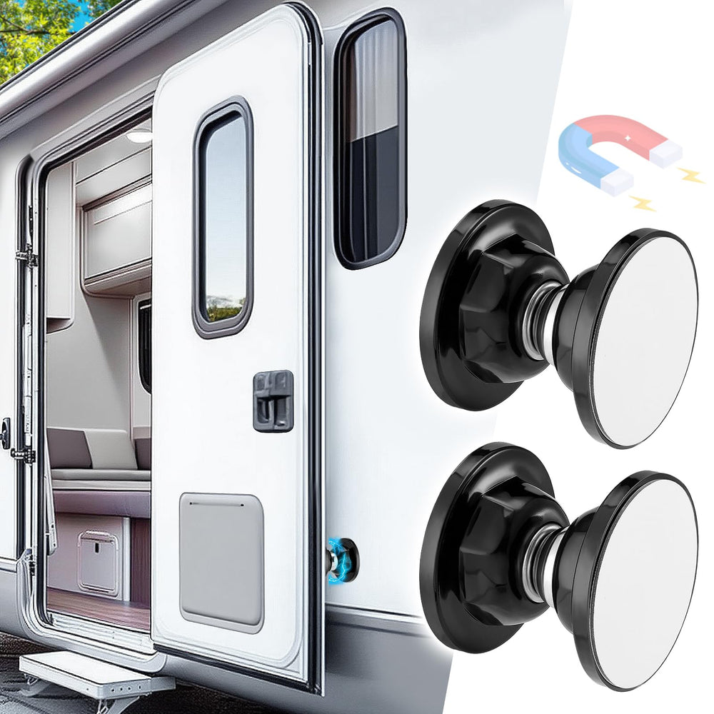 PAMASE strong magnetic RV door holder two-pack keeps doors open in breezy conditions