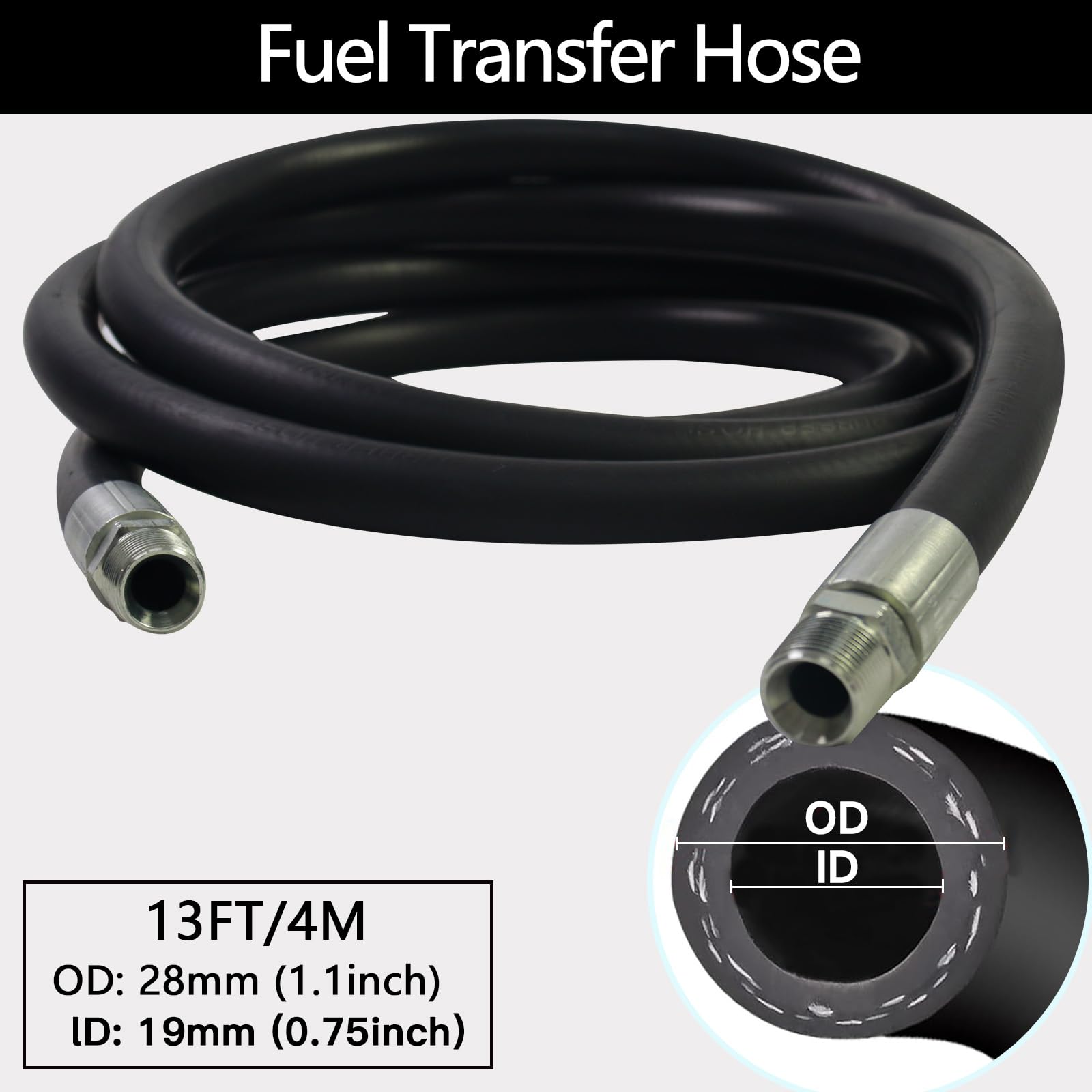 PANCYCW hose designed for gasoline, diesel, biodiesel and other fuels.