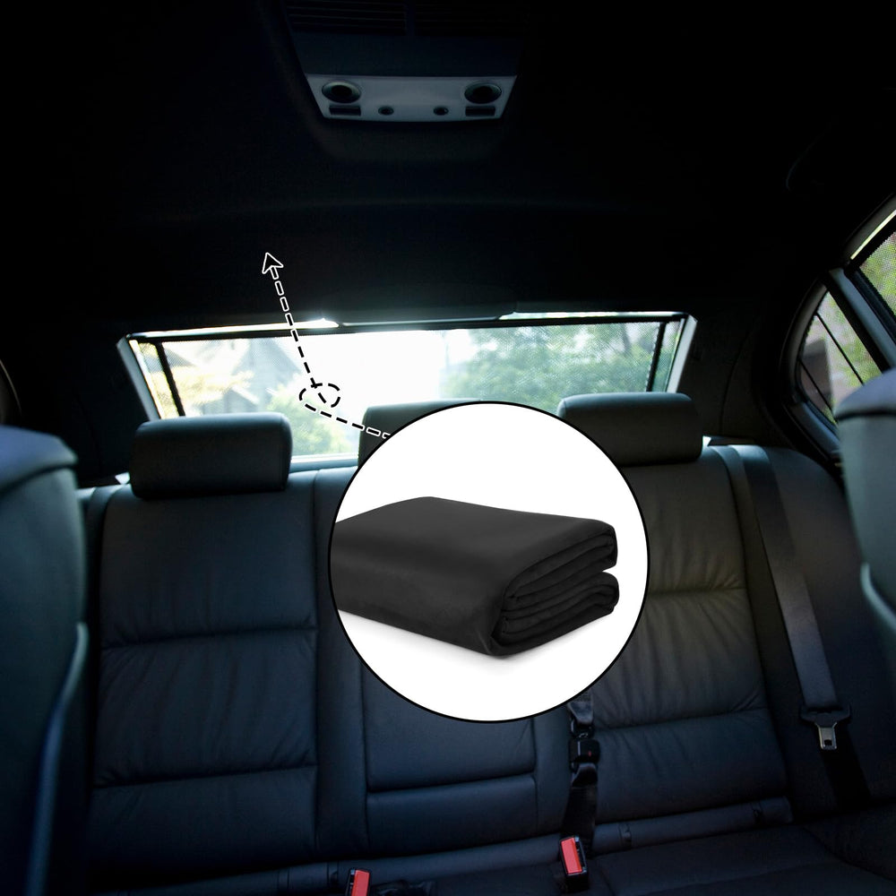 Pangda car interior headliner in black shown for reference