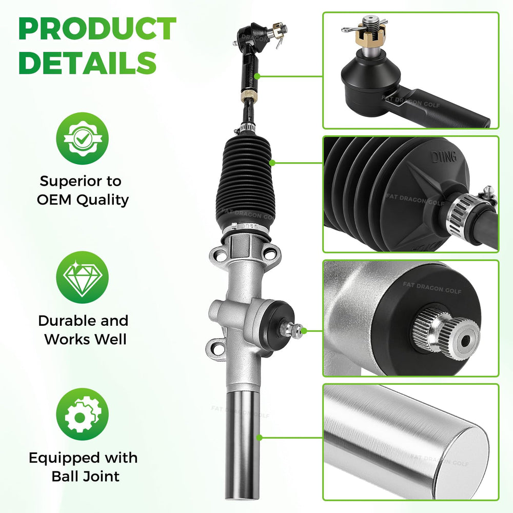 Panglong steering gear box assembly for 2001-newer EZGO TXT carts.