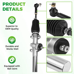 Panglong steering gear box assembly for 2001-newer EZGO TXT carts.