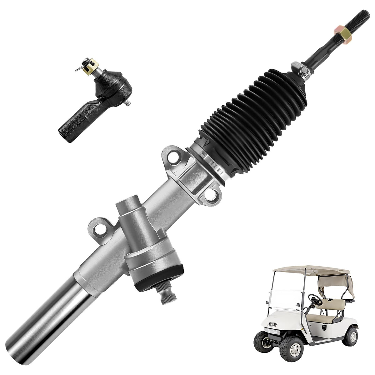 Panglong EZGO steering rack package ready for installation.