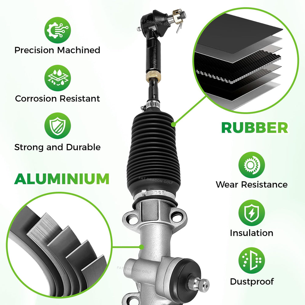 Panglong EZGO TXT steering rack kit includes ball joint and latch for precise fit.