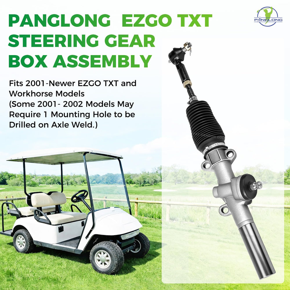 Panglong EZGO TXT steering kit installation-ready.