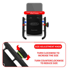 PANICAL heavy-duty grip keeps devices stable during rides