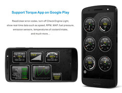 Panlong plugged into car OBD port demonstrating easy installation and instant diagnostics