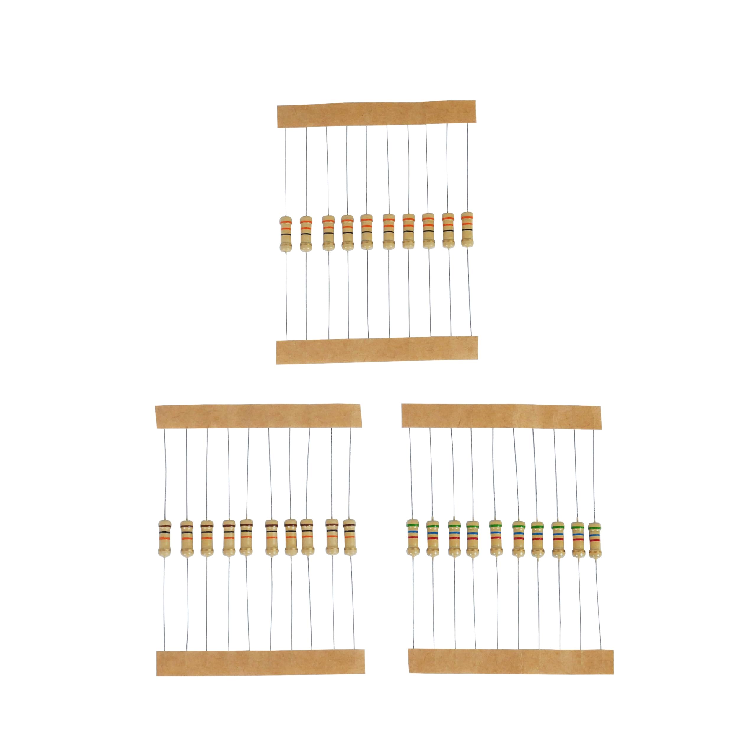 PANMILED close-up metal pins on resistors indicate solid connections