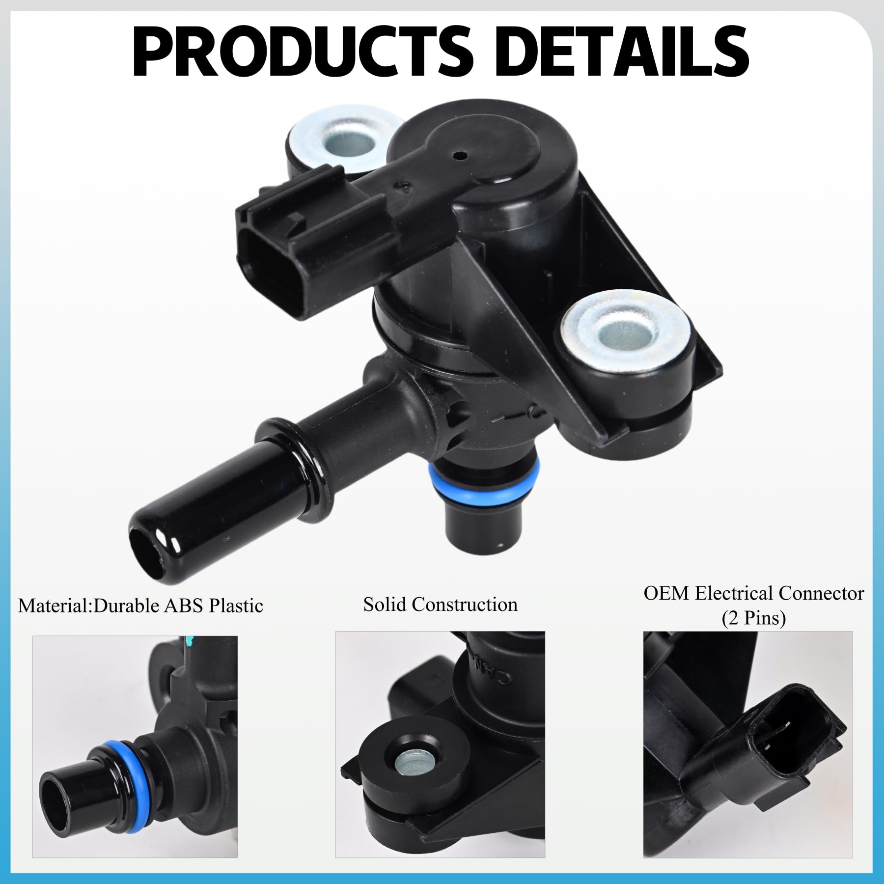 PANNUOSCS evap purge valve close up with connectors for secure fit