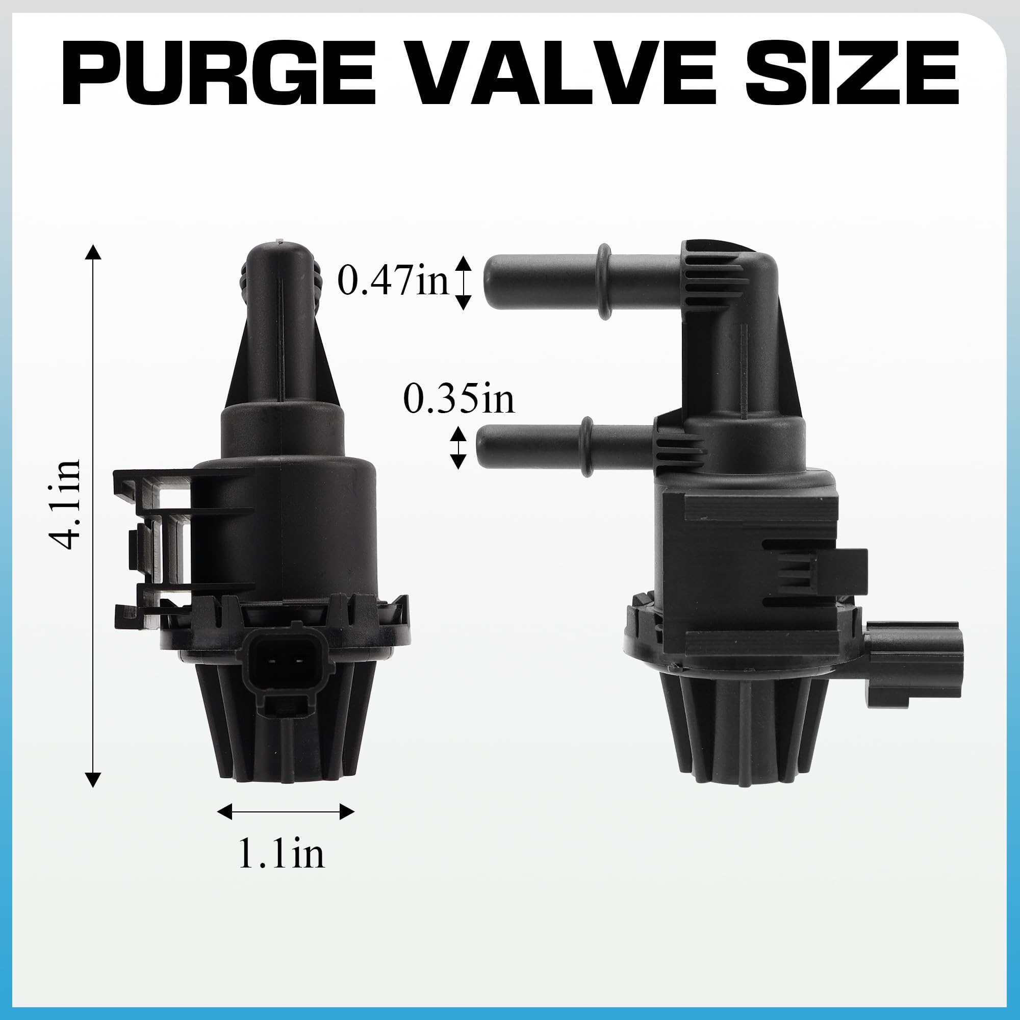 PANNUOSCS purge valve installed under the hood for easy plug-and-play replacement.