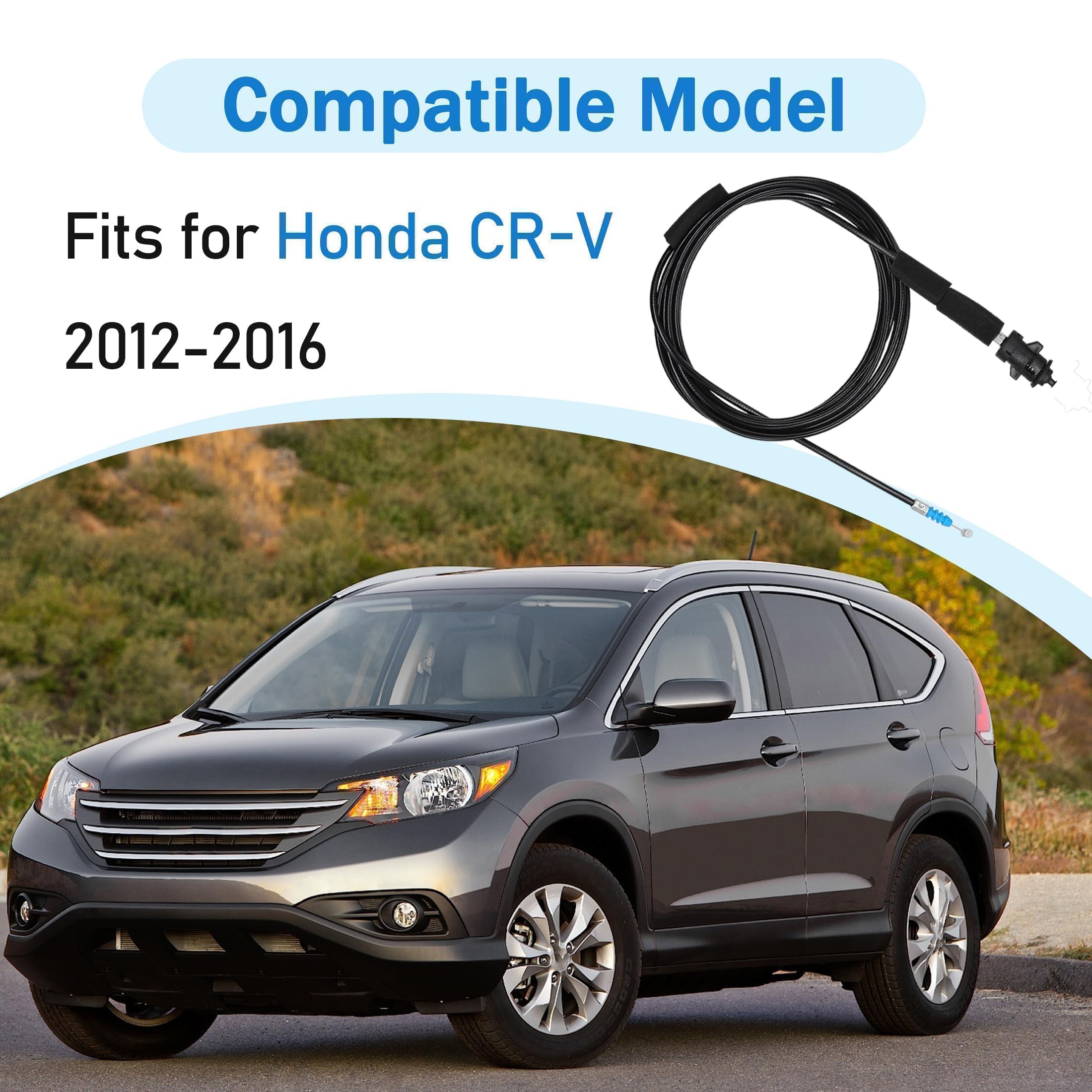 Panwarmoll install-ready cable shown with CR-V interior switch area.